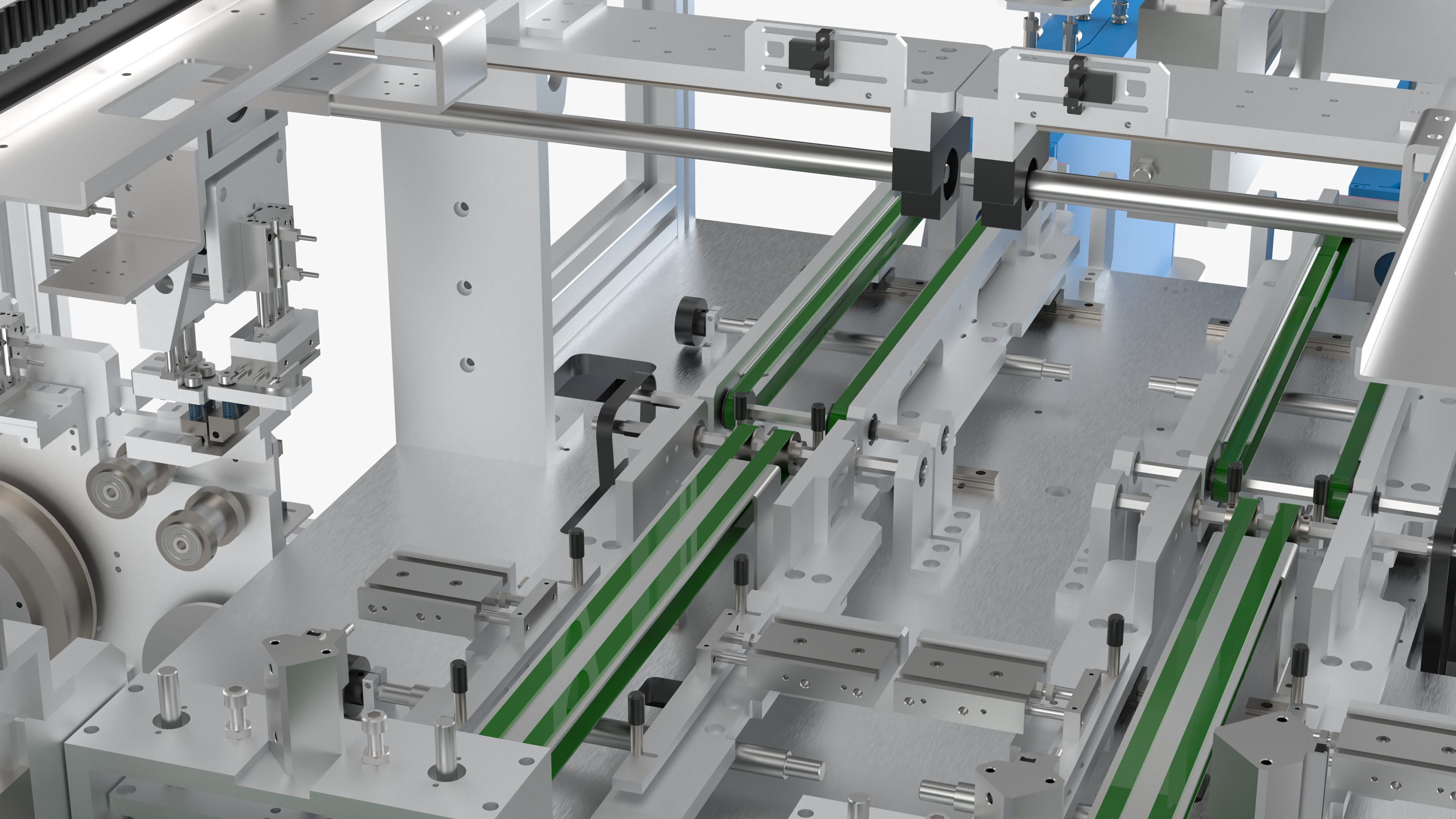 Automatic LCD Panel Gold Finger Tape Machine 3D model_20