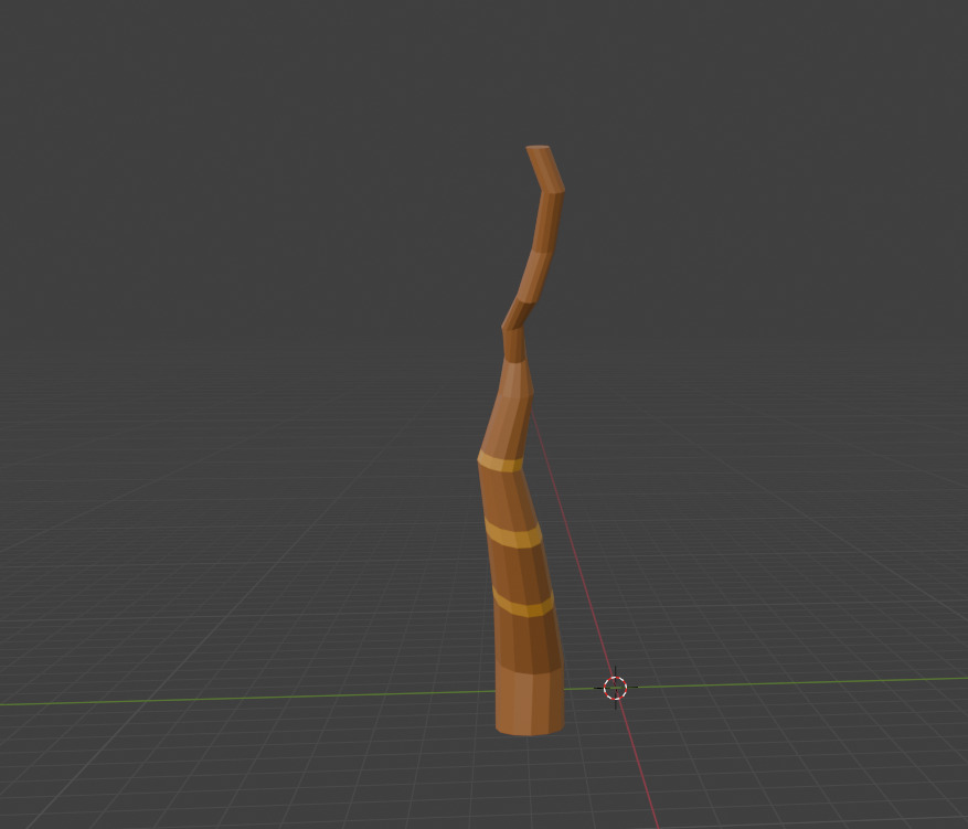 Palm Tree - low poly Low-poly 3D model_8