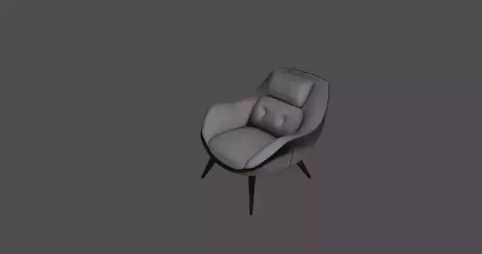 Modern Comfy Designer Chair 3D model