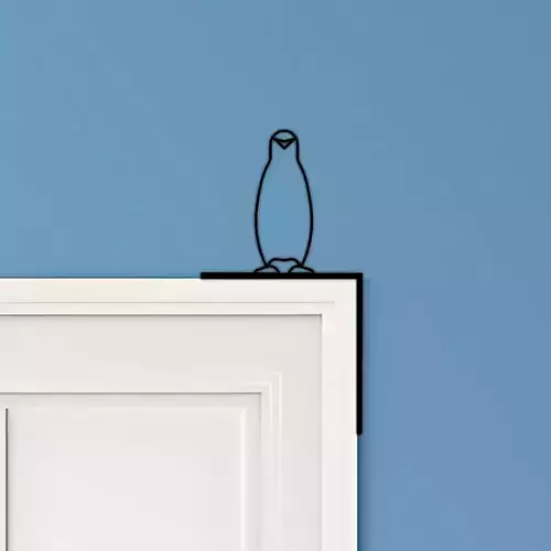 Penguin Door Corner Decor