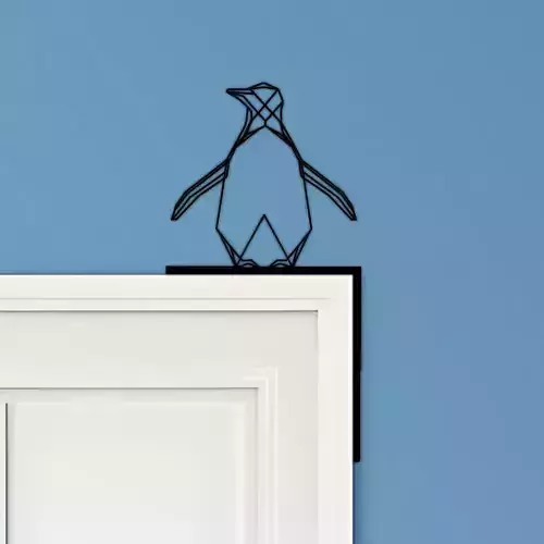 Penguin Door Corner Decor