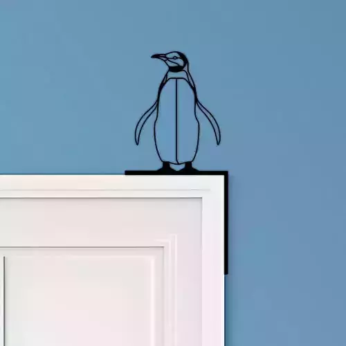 Penguin Door Corner Decor