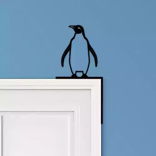 Penguin Door Corner Decor
