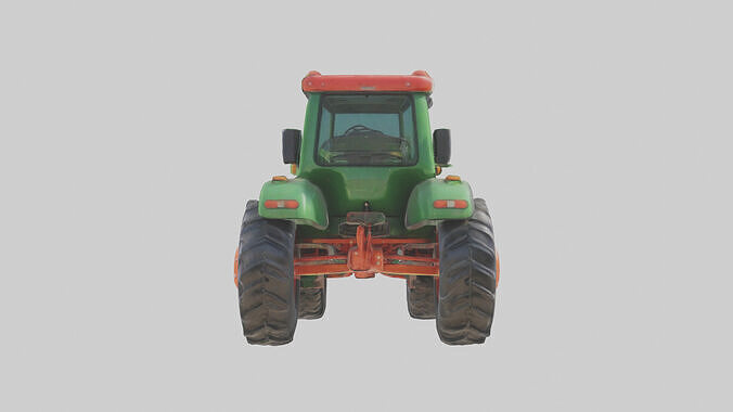 Cartoon Tractor model 3D model