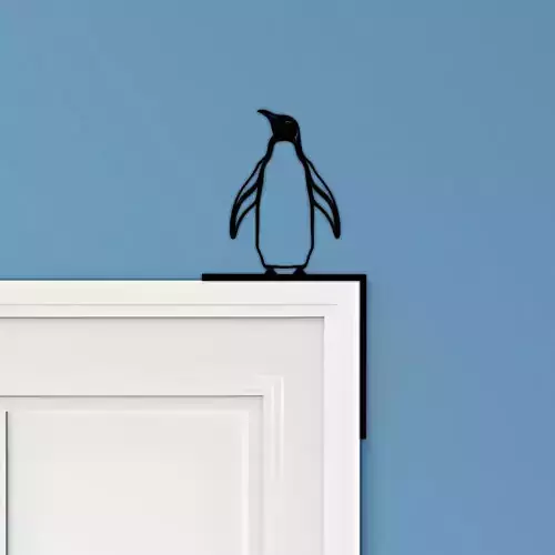 Penguin Door Corner Decor