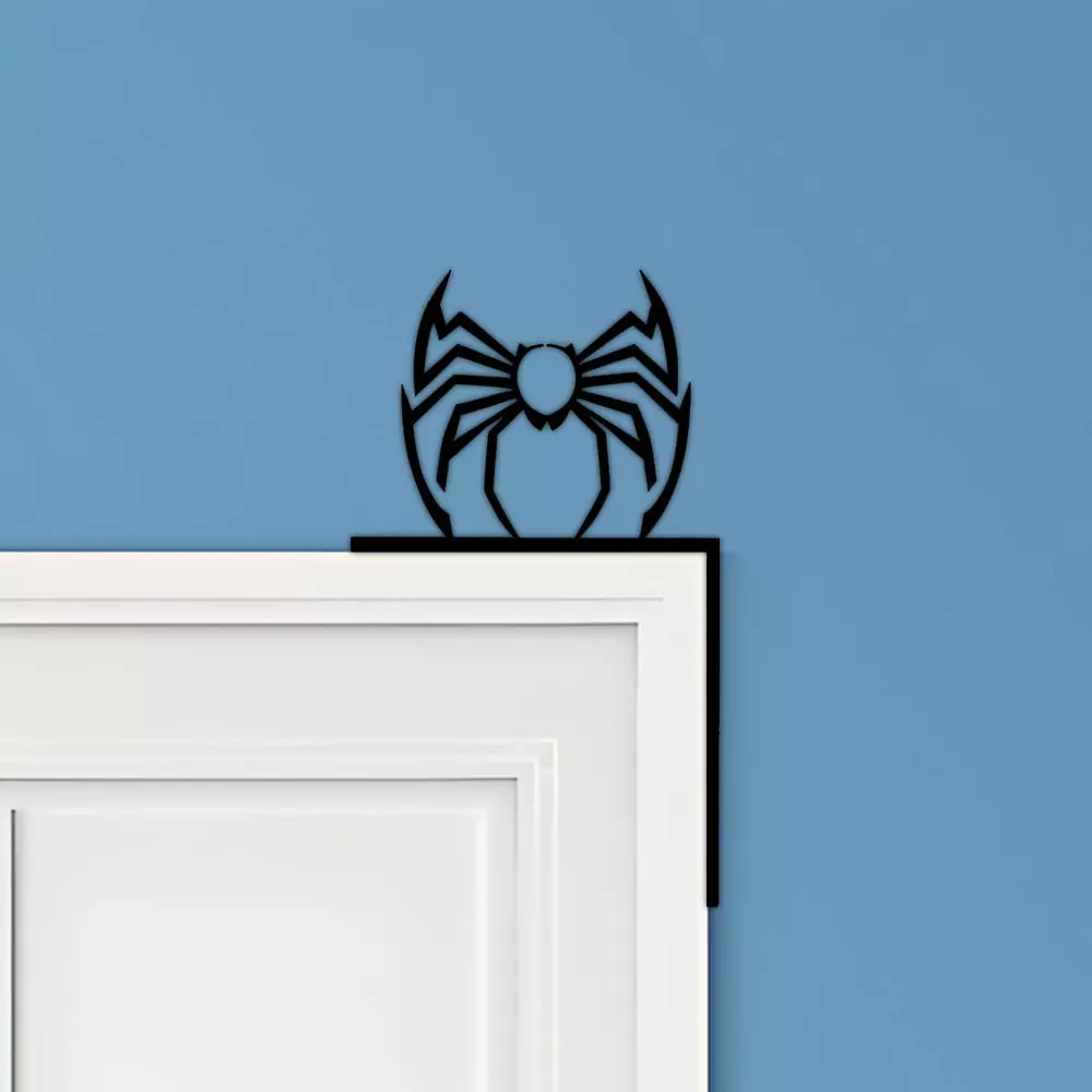 Spider Door Corner Decor 3D print model