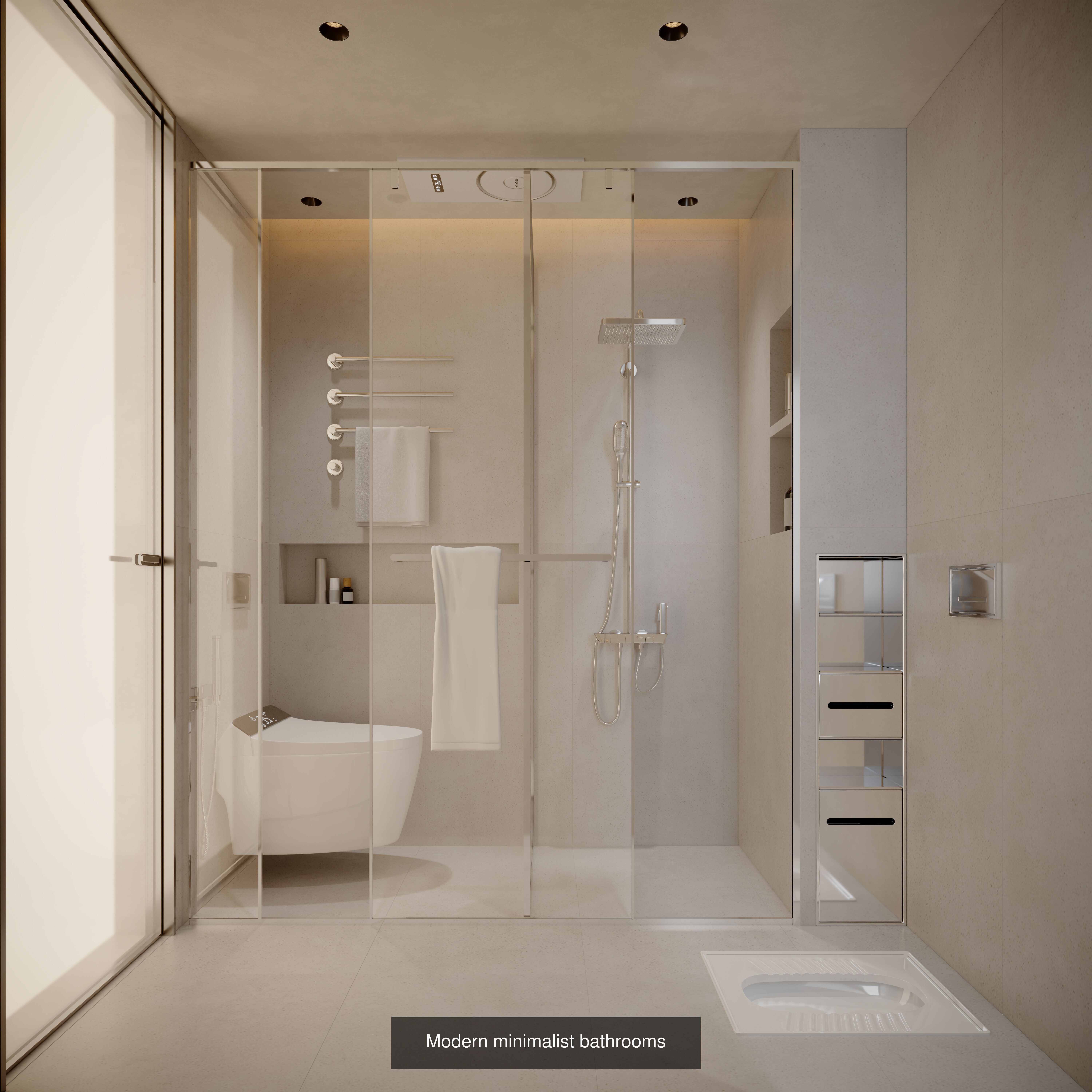 A combination of modern minimalist homes and residences 3D Model Collection_11