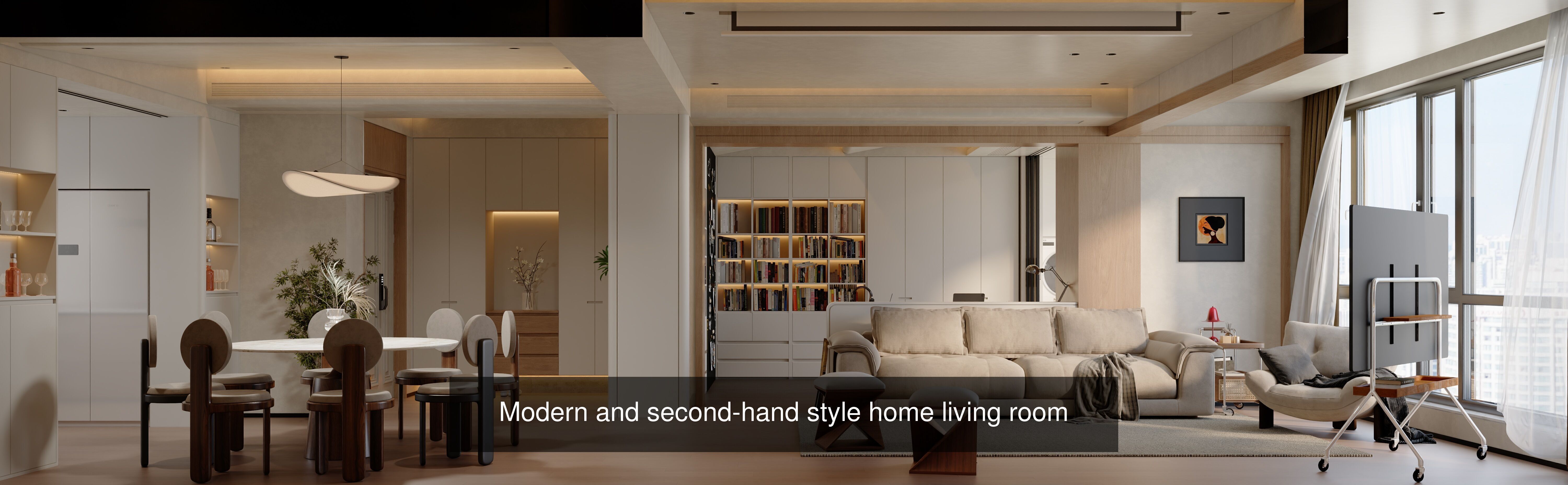 A combination of modern minimalist homes and residences 3D Model Collection_8