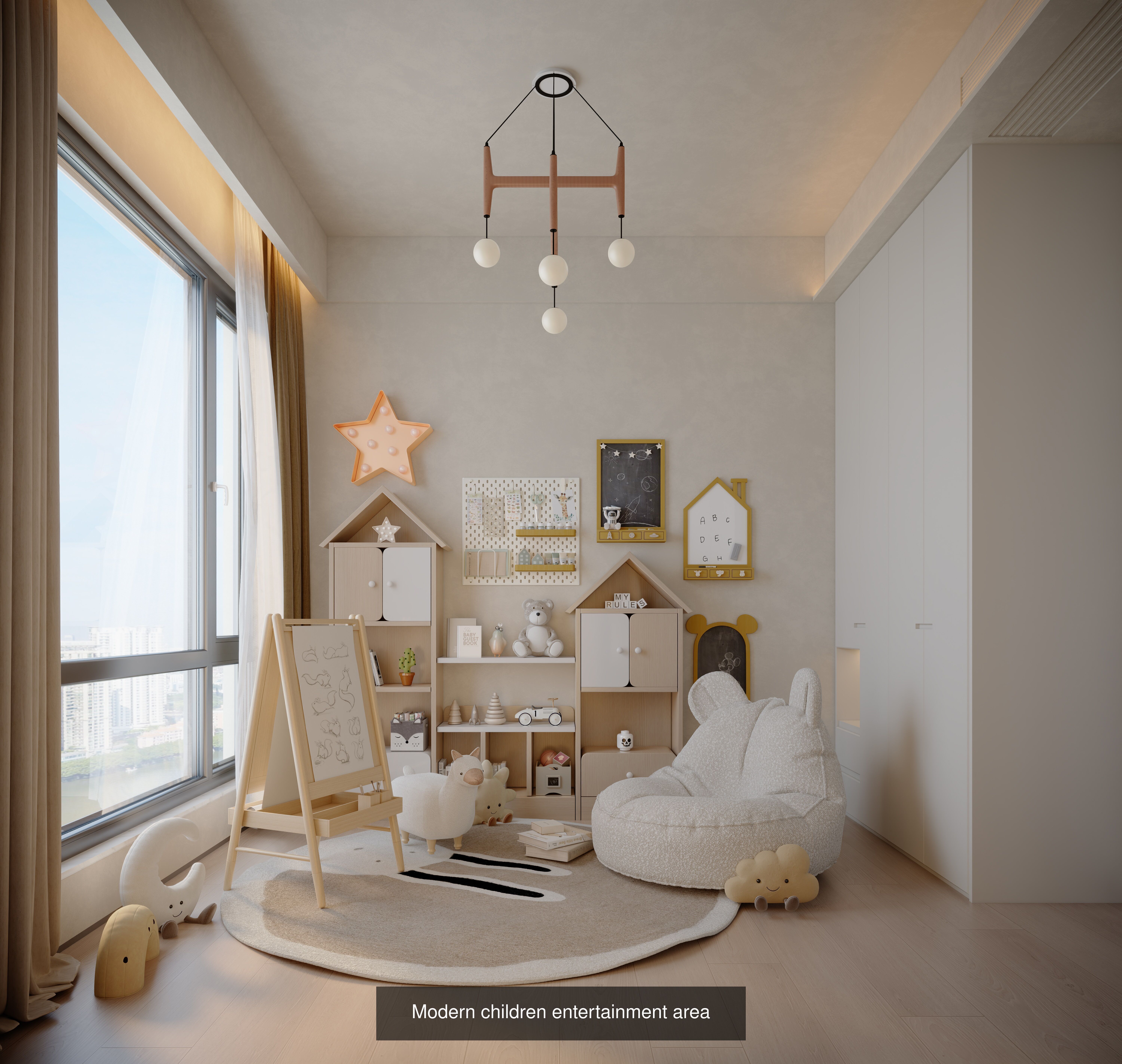 A combination of modern minimalist homes and residences 3D Model Collection_9