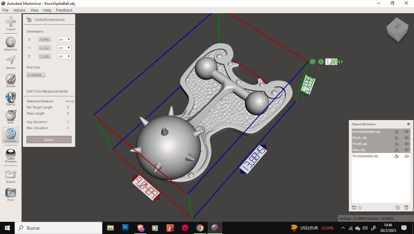 Haunted Mansion Door Knocker 3D Printable Sculpt 3D print model_13