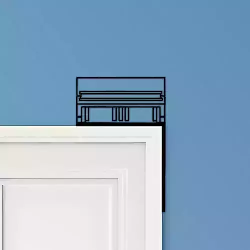 Piano Door Corner Decor