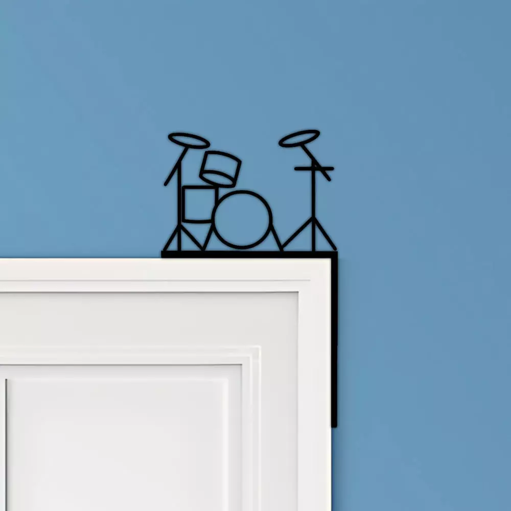 Music Door Corner Decor 3D print model