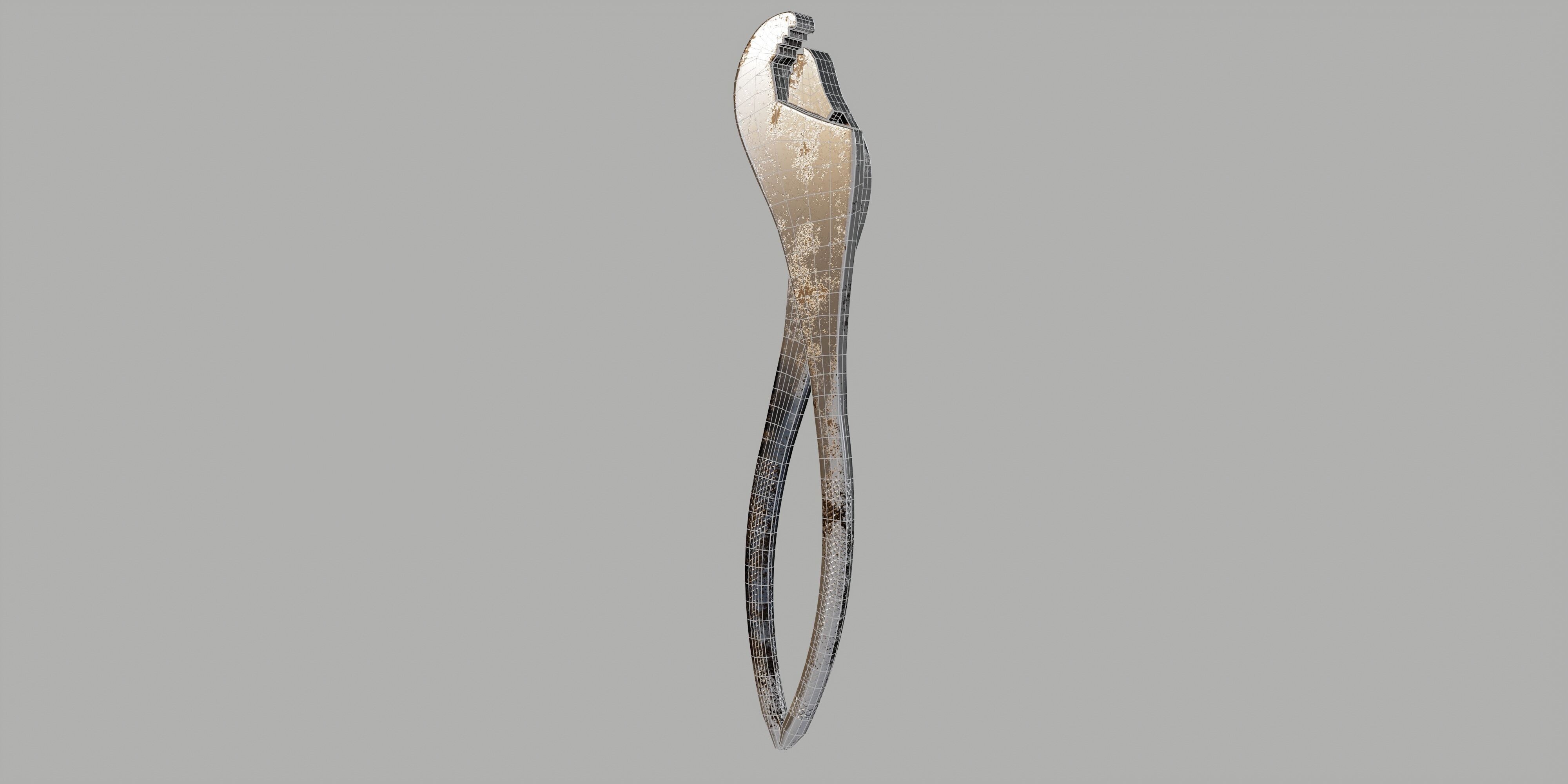 battery pliers Low-poly 3D model_23