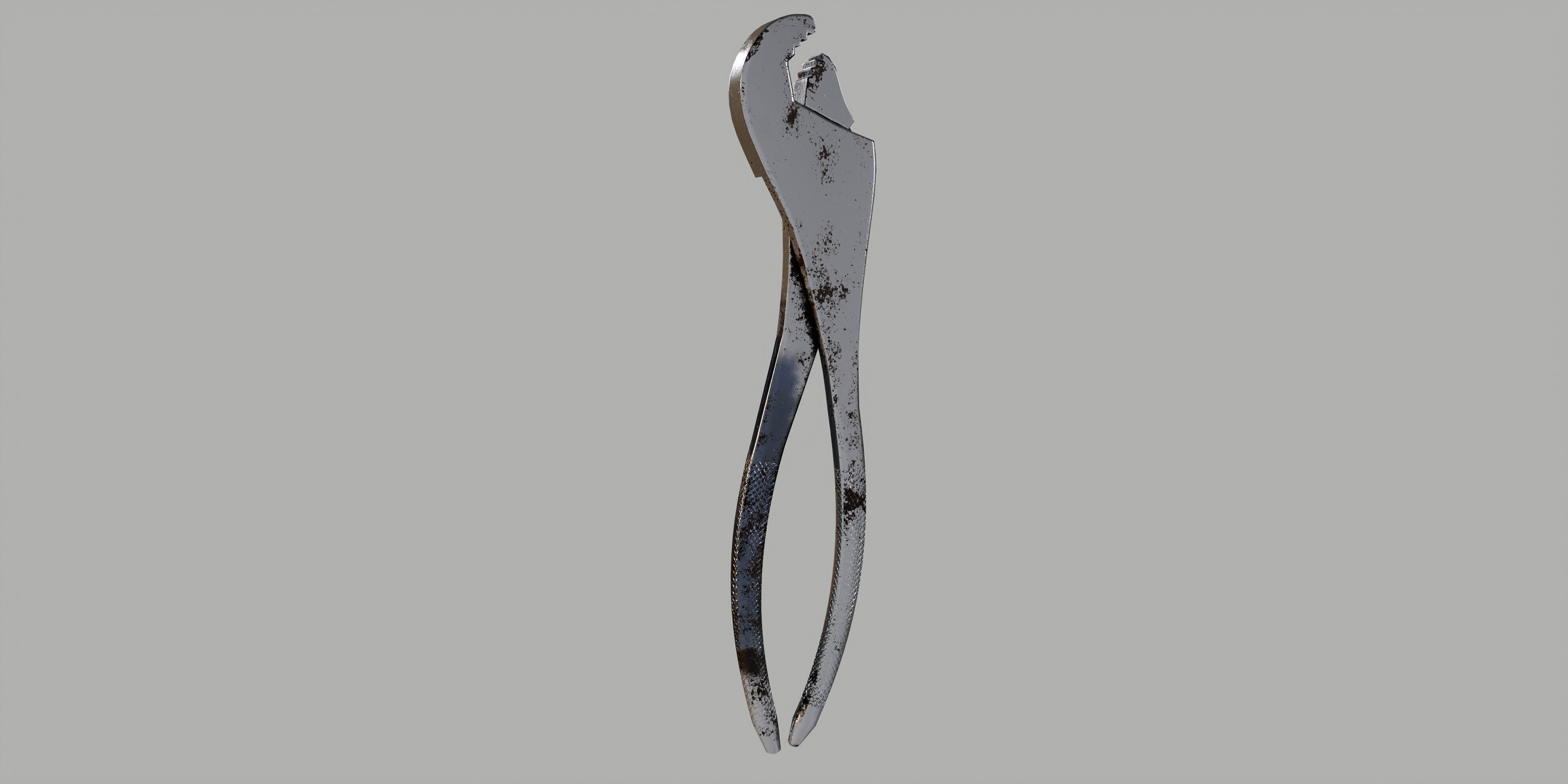 battery pliers Low-poly 3D model_12