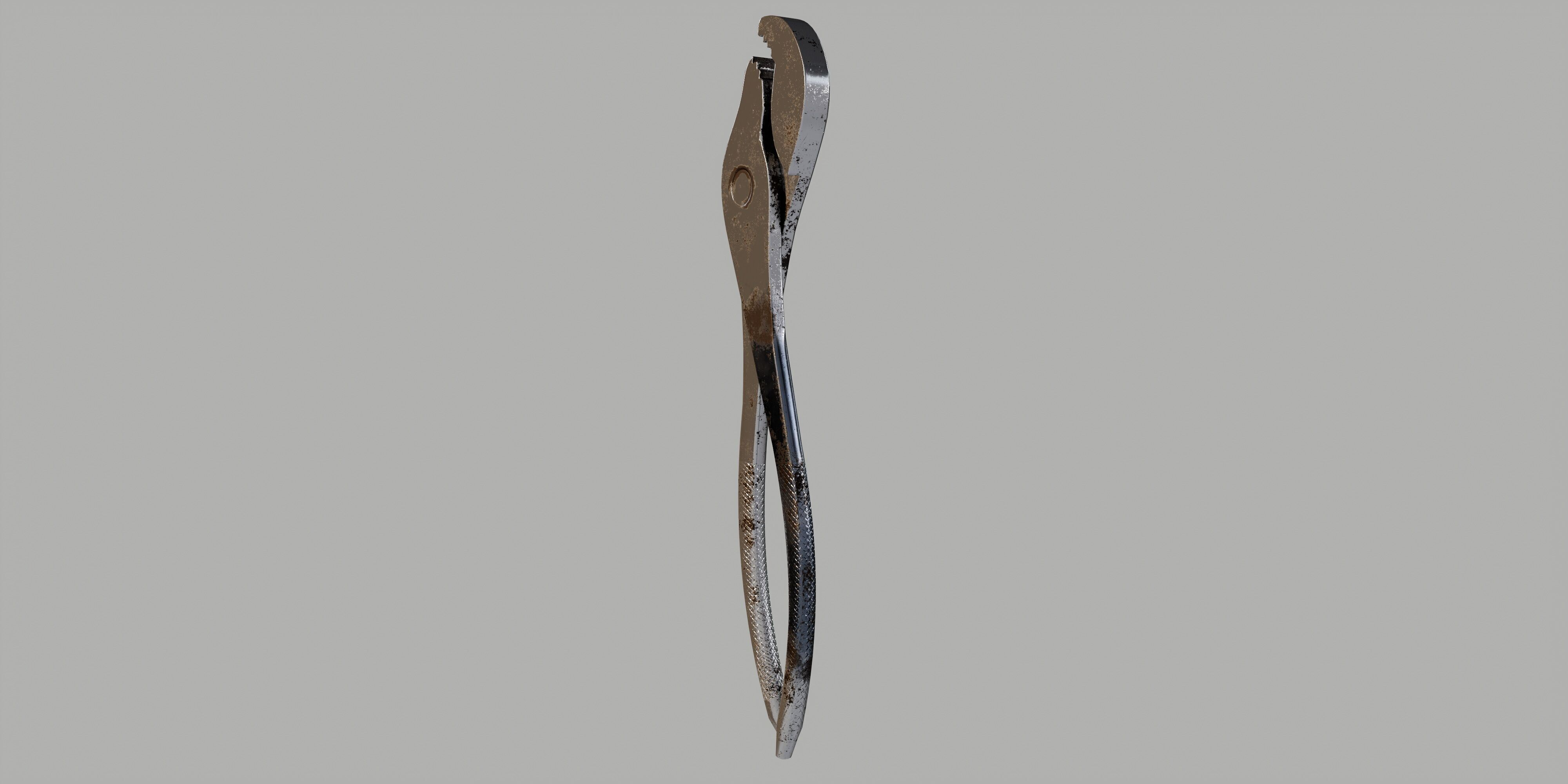 battery pliers Low-poly 3D model_5