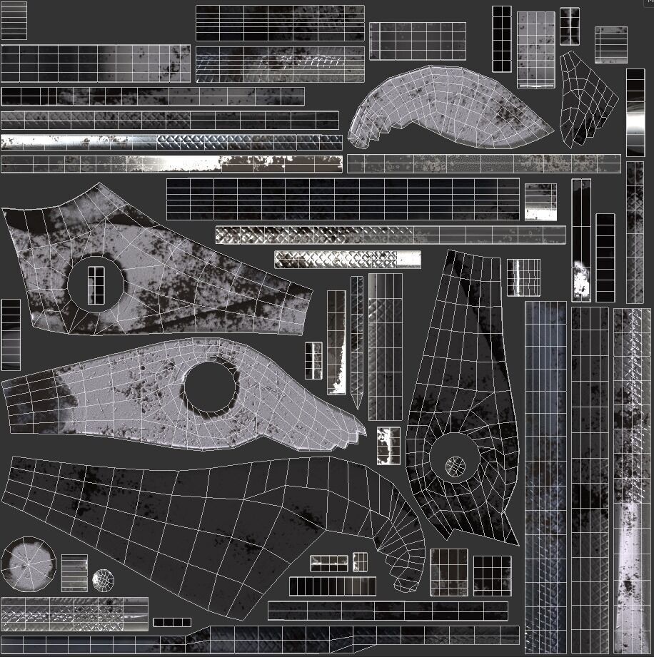 battery pliers Low-poly 3D model_28