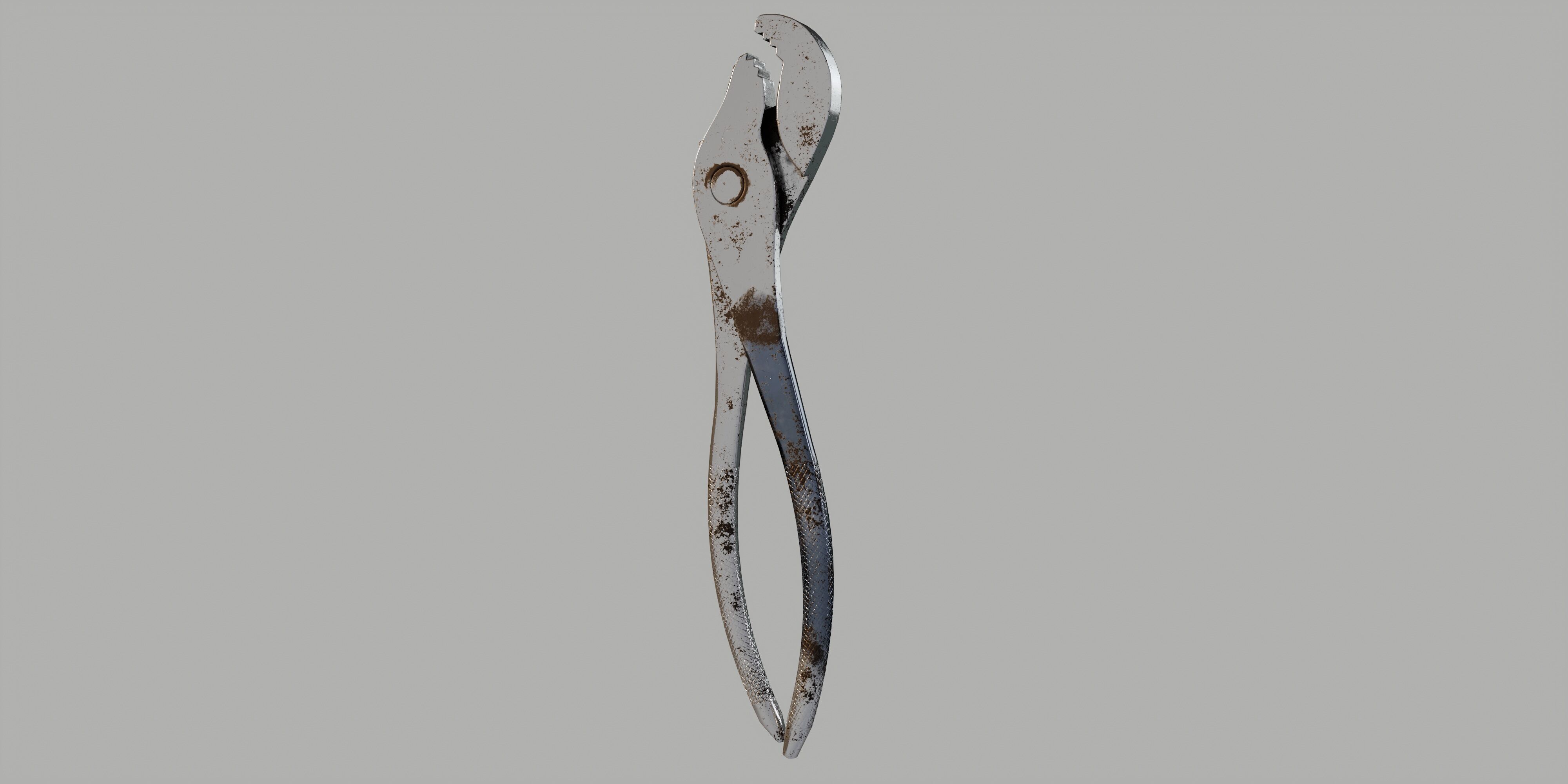 battery pliers Low-poly 3D model_6