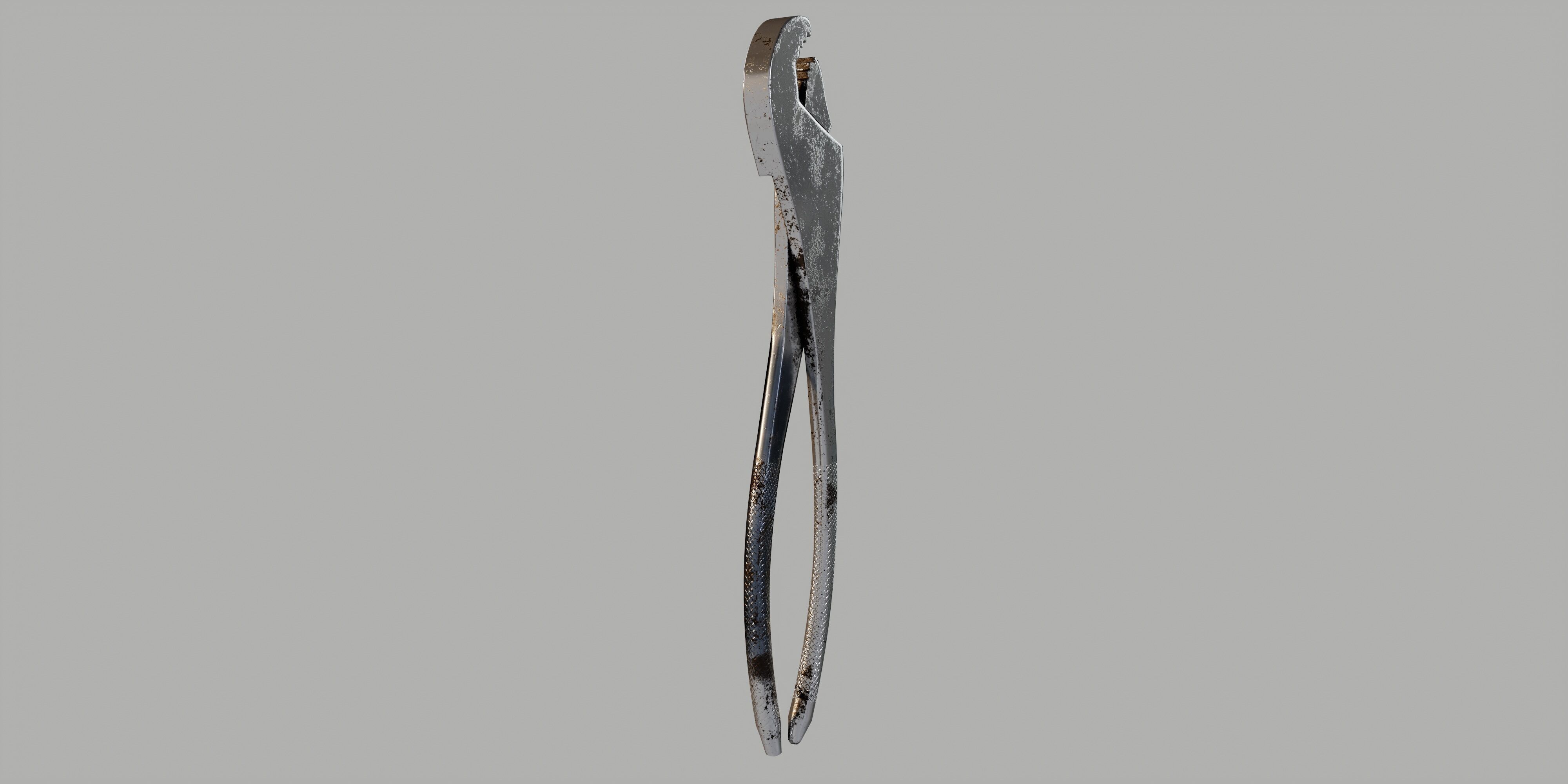 battery pliers Low-poly 3D model_13