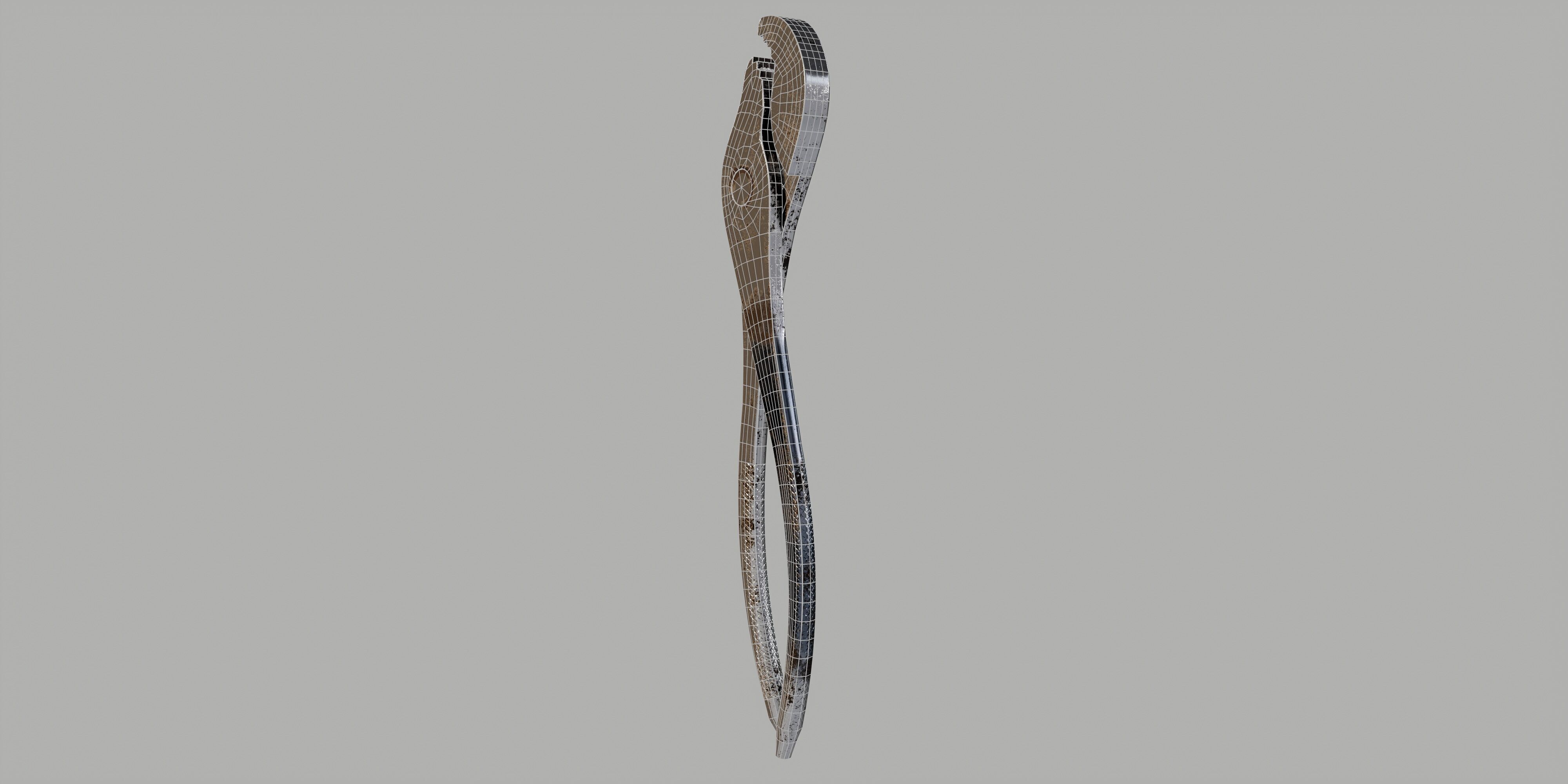 battery pliers Low-poly 3D model_16