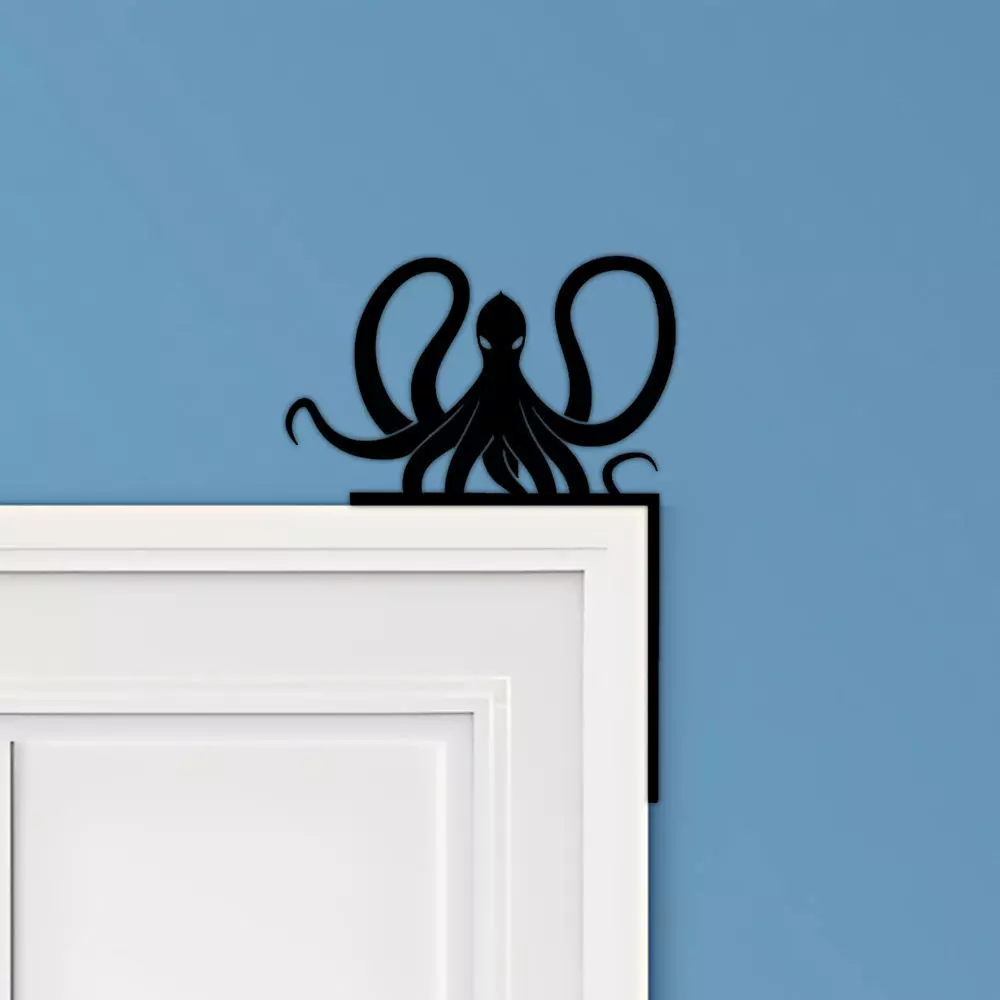 Kraken Door Corner Decor 3D print model