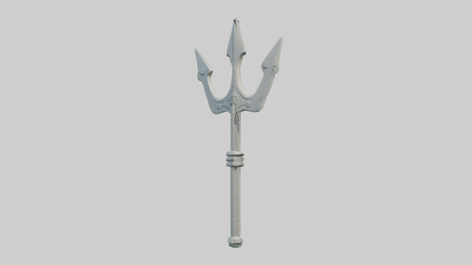Cartoon Trident model 3D model_11