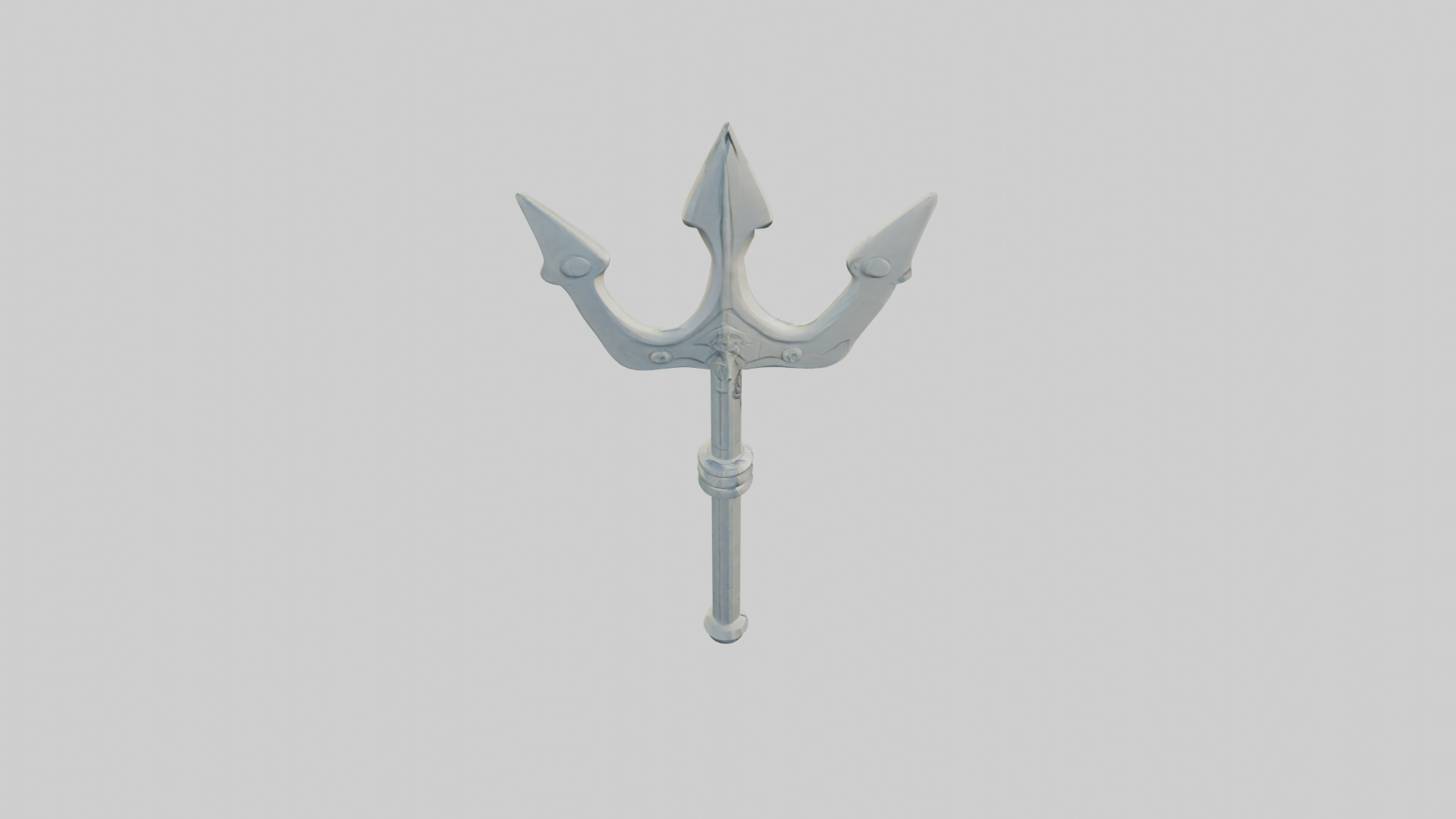 Cartoon Trident model 3D model_18