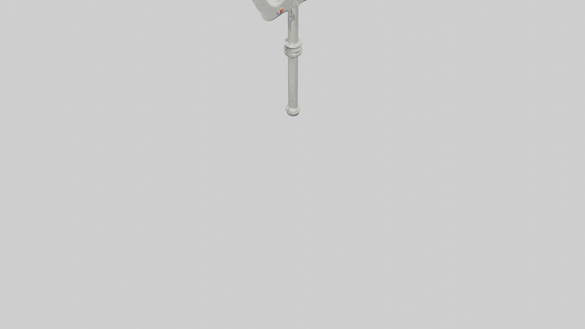 Cartoon Trident model 3D model_5