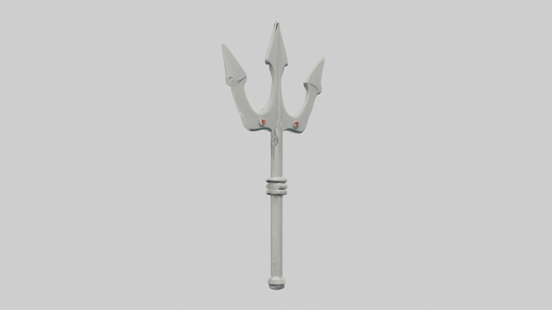 Cartoon Trident model 3D model_8