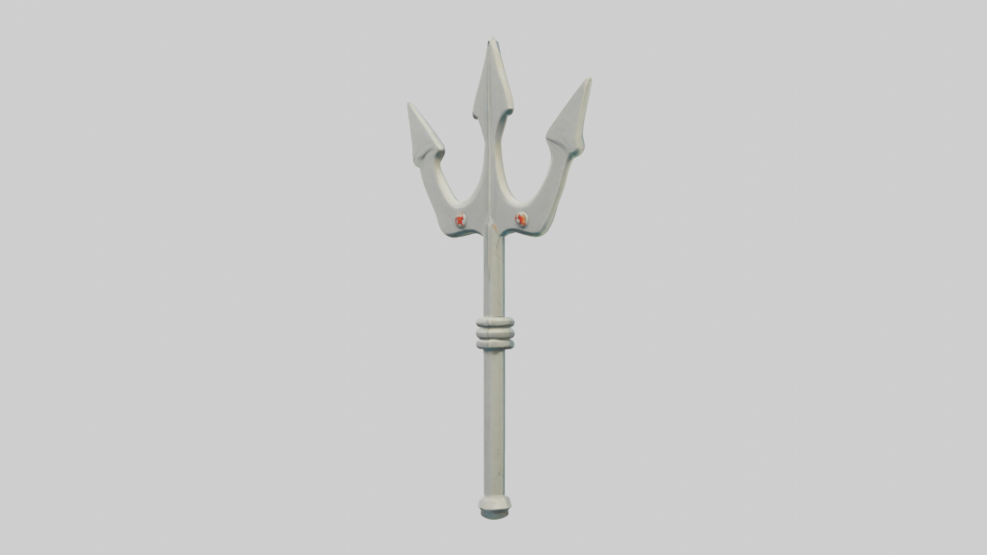 Cartoon Trident model 3D model_1