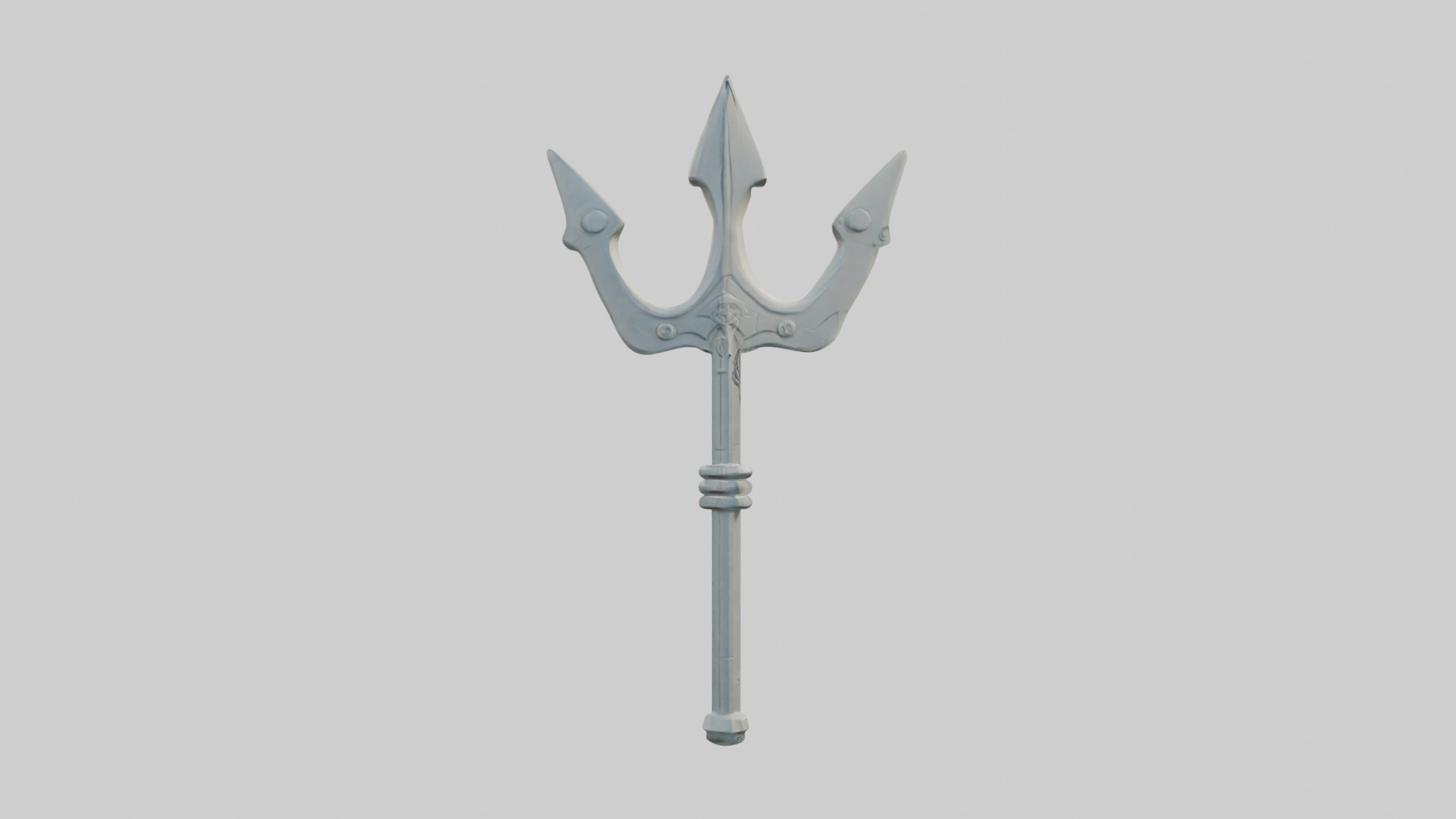 Cartoon Trident model 3D model_13