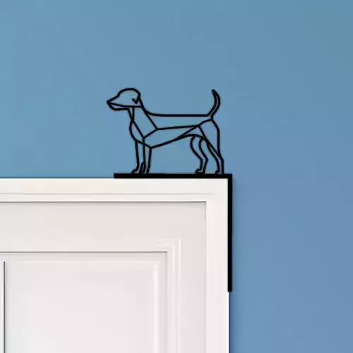 Dog Door Corner Decor