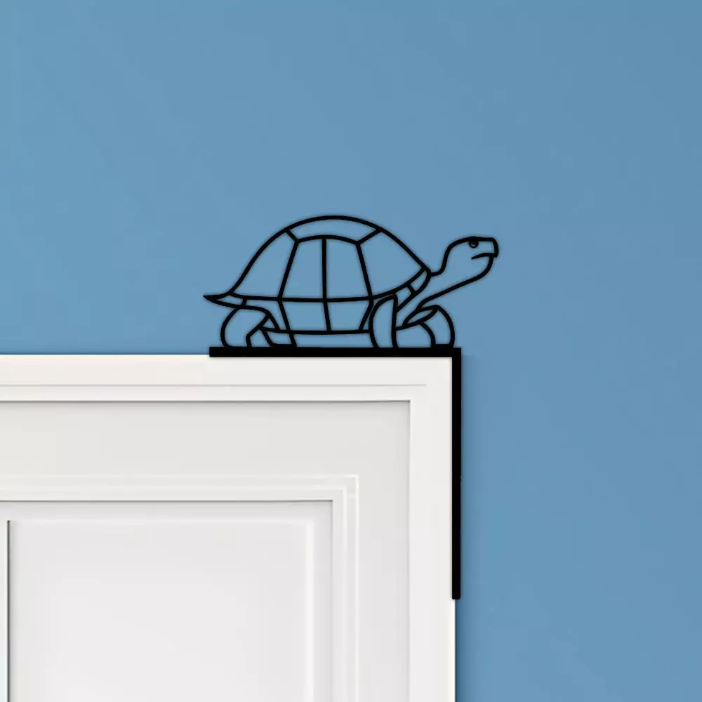 Turtle Door Corner Decor 3D print model