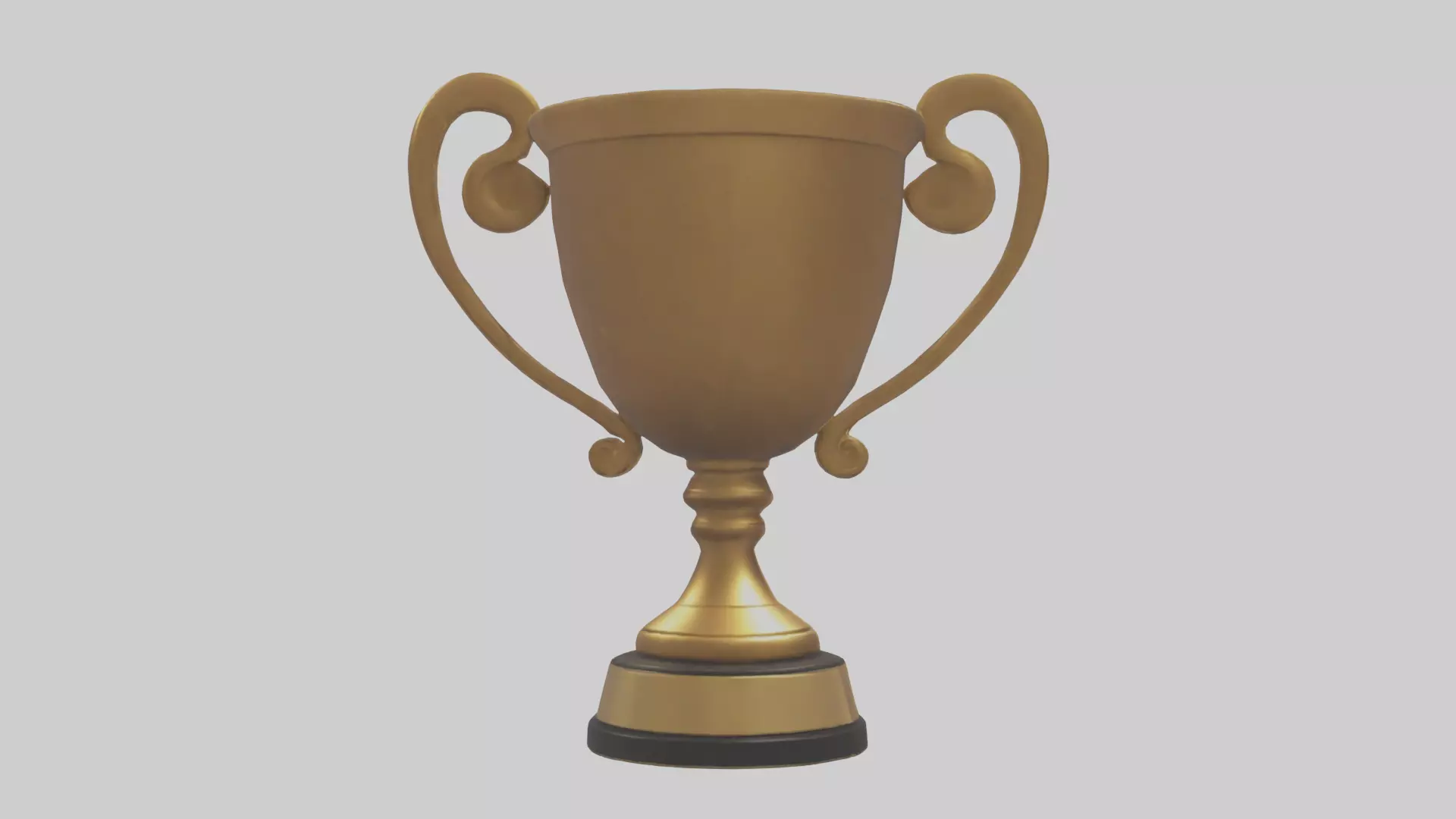 Cartoon Trophy model 3D model_0