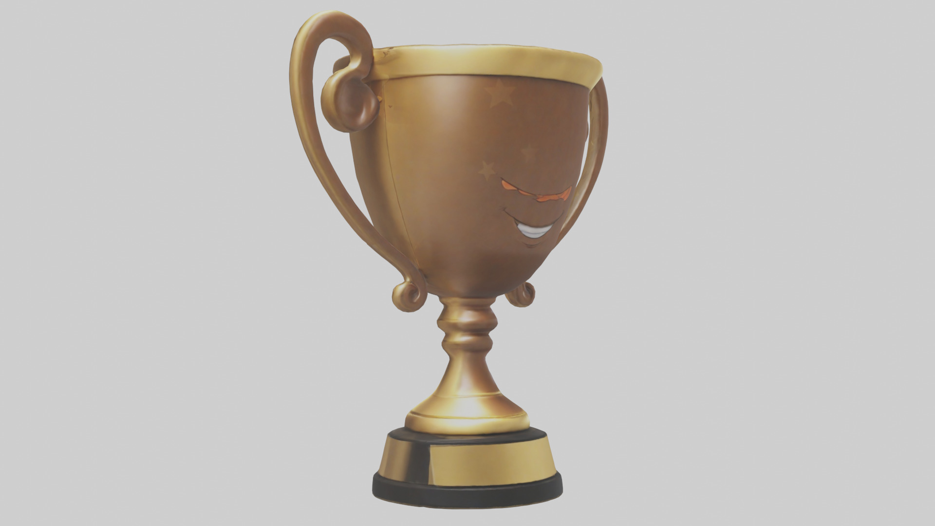 Cartoon Trophy model 3D model_7