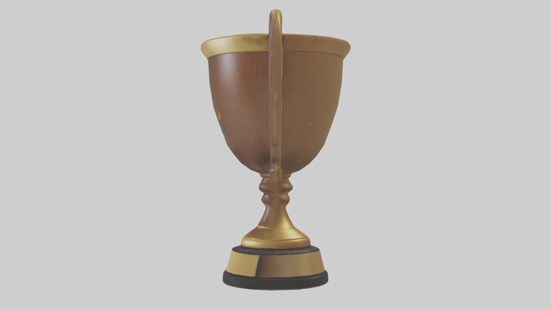 Cartoon Trophy model 3D model_12