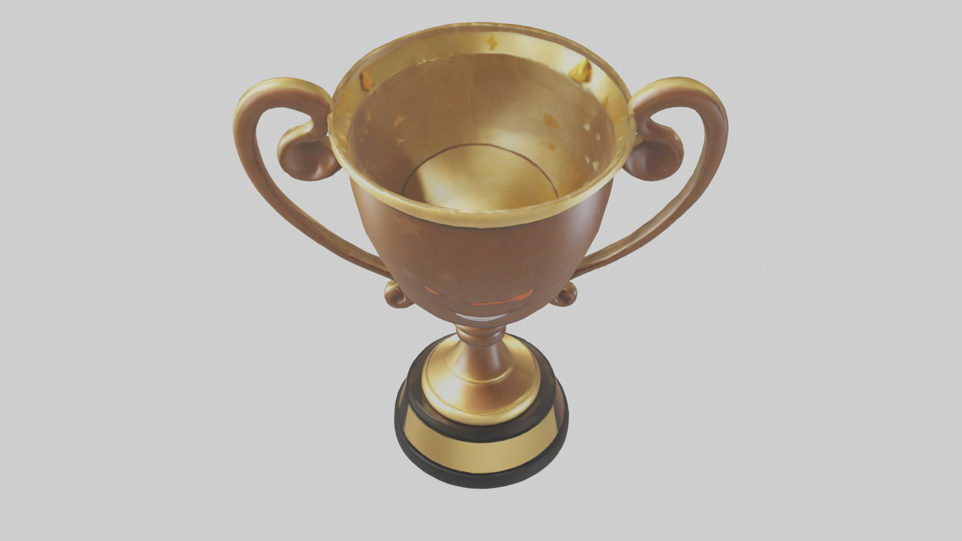 Cartoon Trophy model 3D model_16