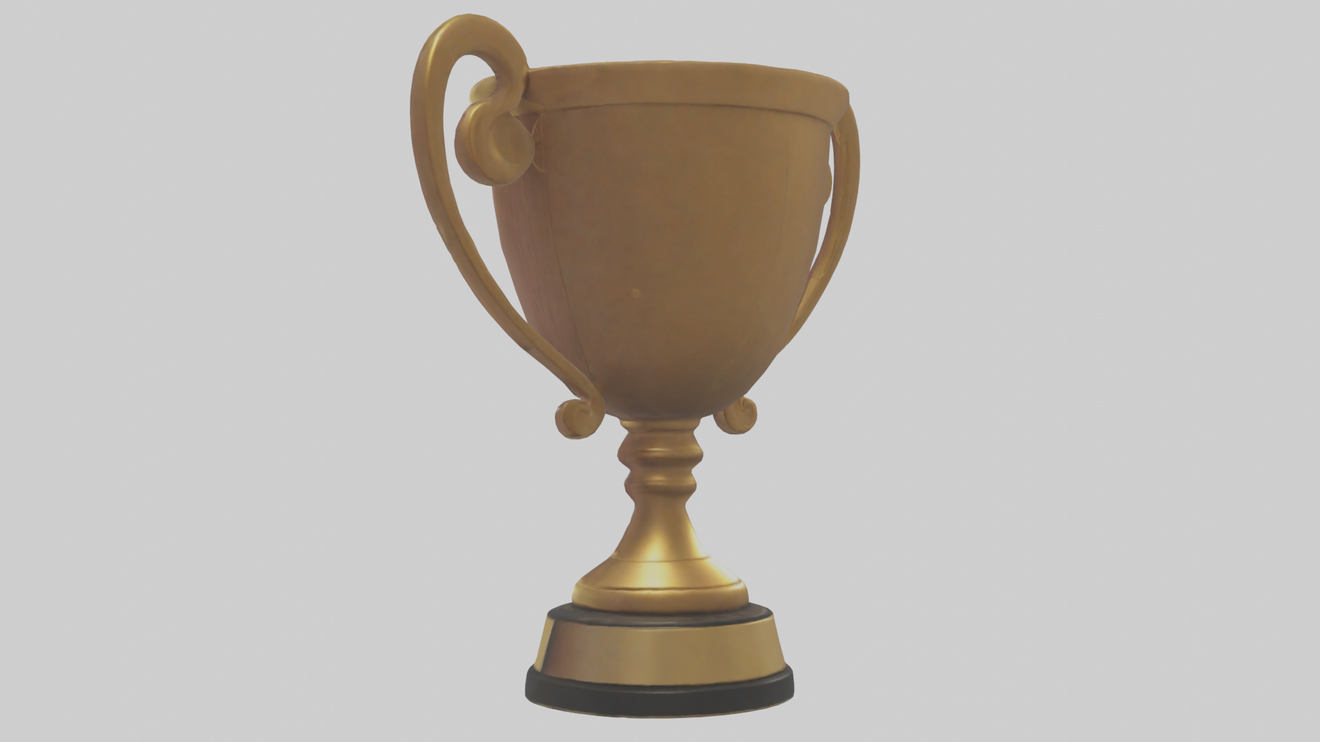 Cartoon Trophy model 3D model_1