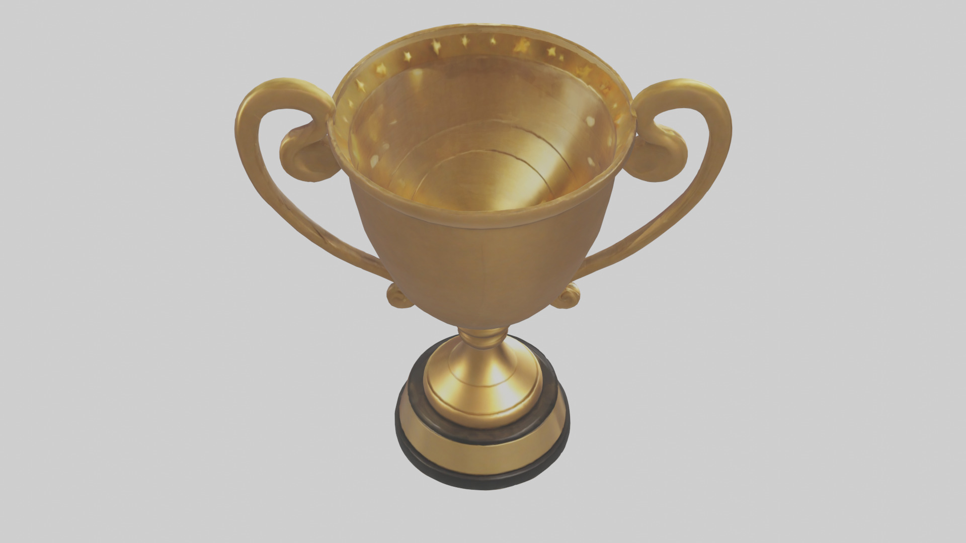 Cartoon Trophy model 3D model_15