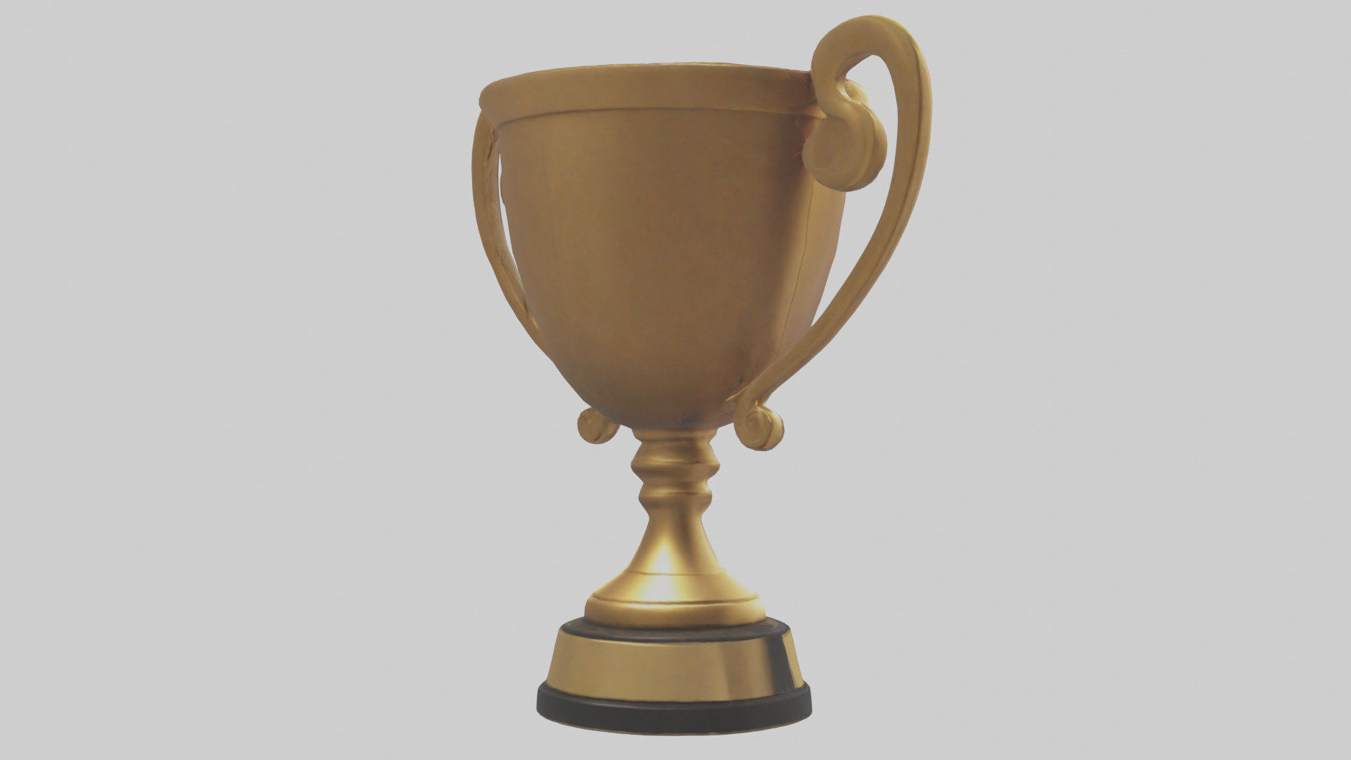 Cartoon Trophy model 3D model_2