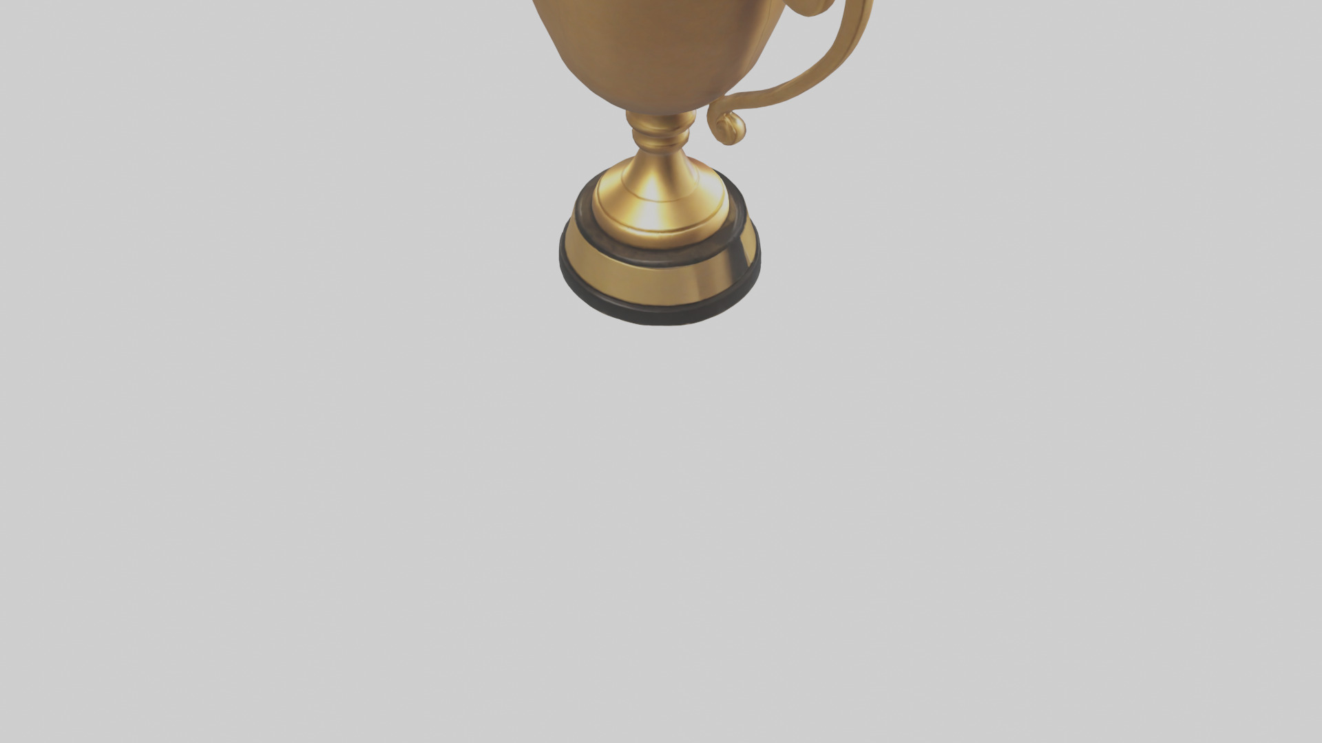 Cartoon Trophy model 3D model_4