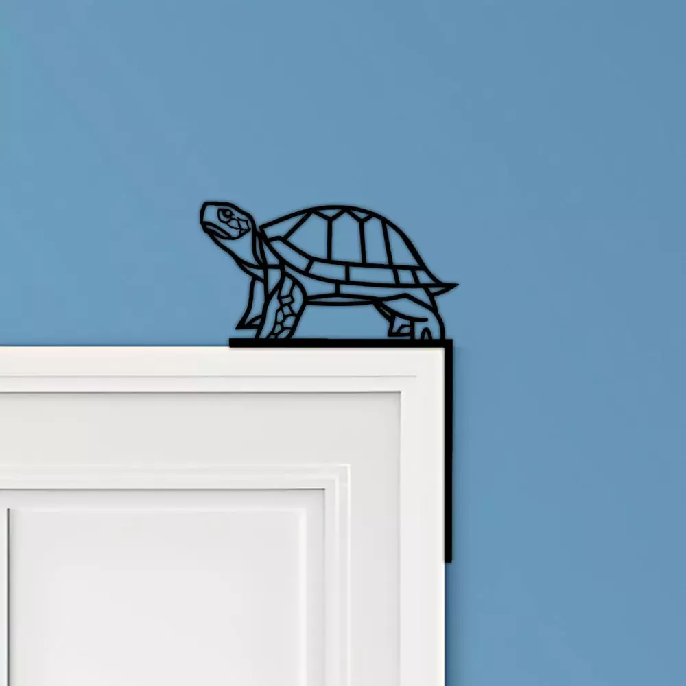 Turtle Door Corner Decor 3D print model