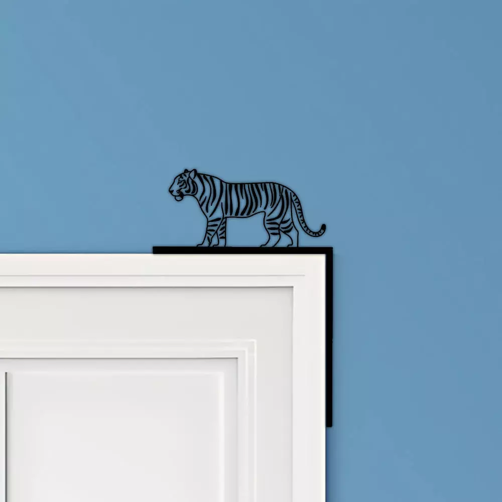 Tiger Door Corner Decor 3D print model
