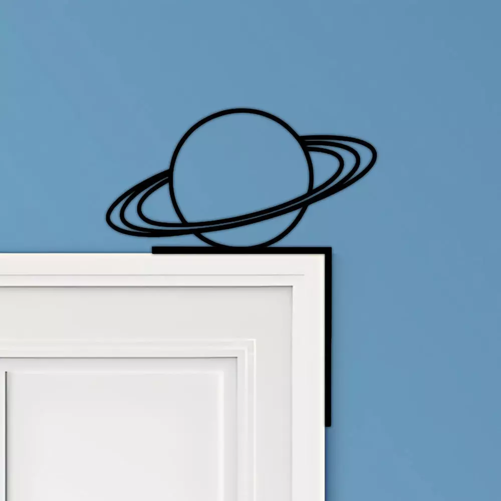 Planet Door Corner Decor 3D print model