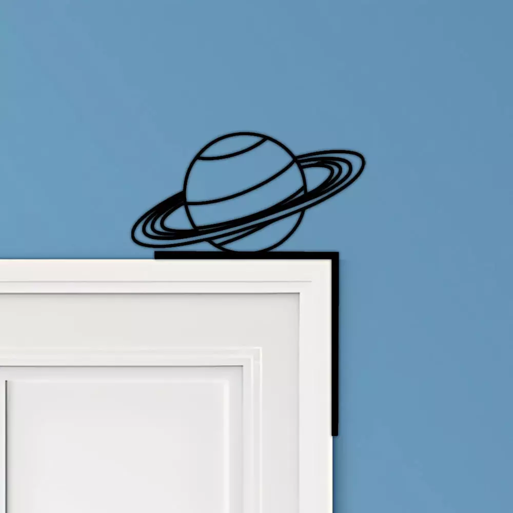 Planet Door Corner Decor 3D print model