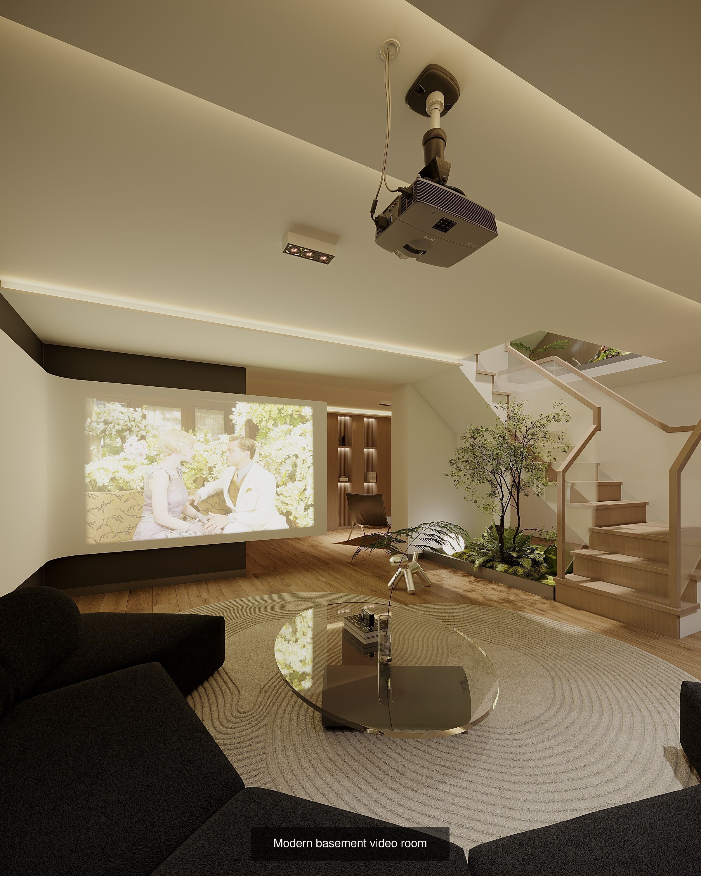 Modern minimalist home bedroom combination 3D Model Collection_2