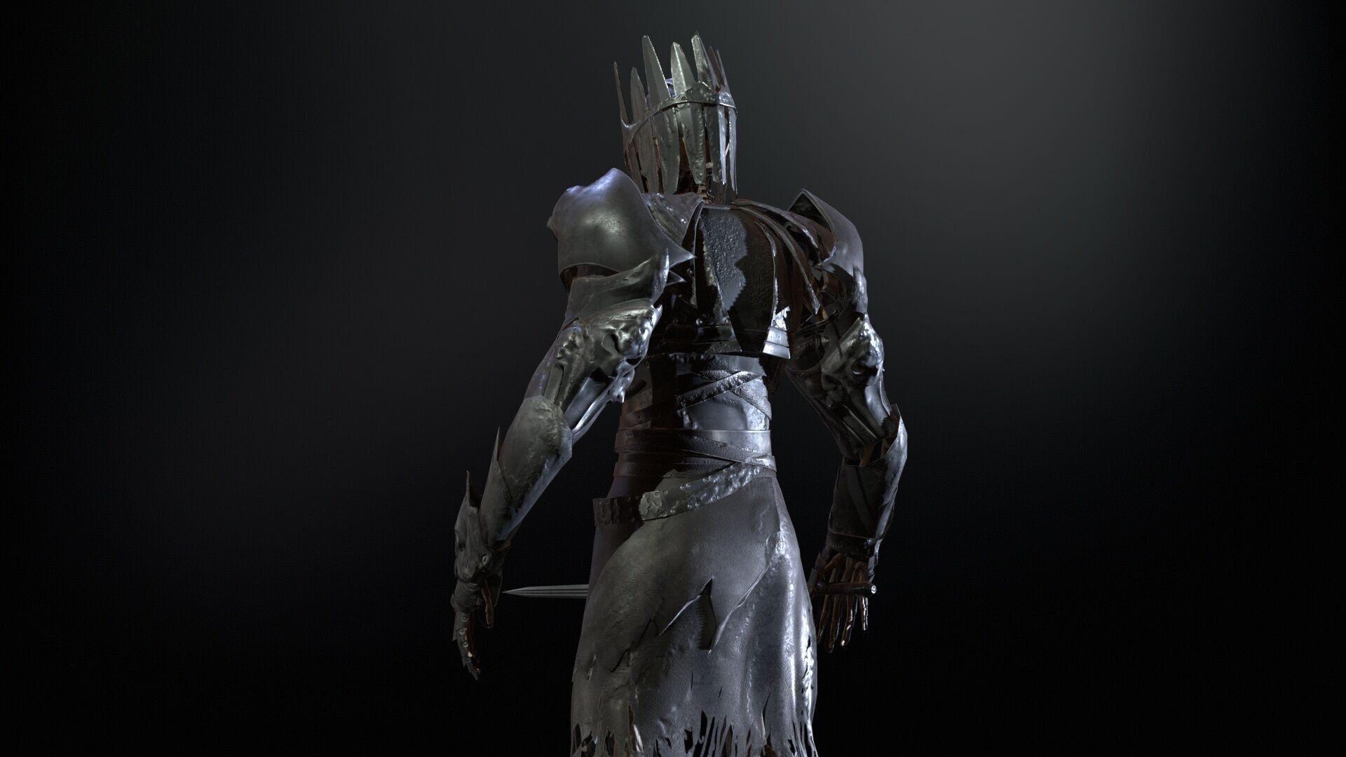 Skeleton8 Low-poly 3D model_21