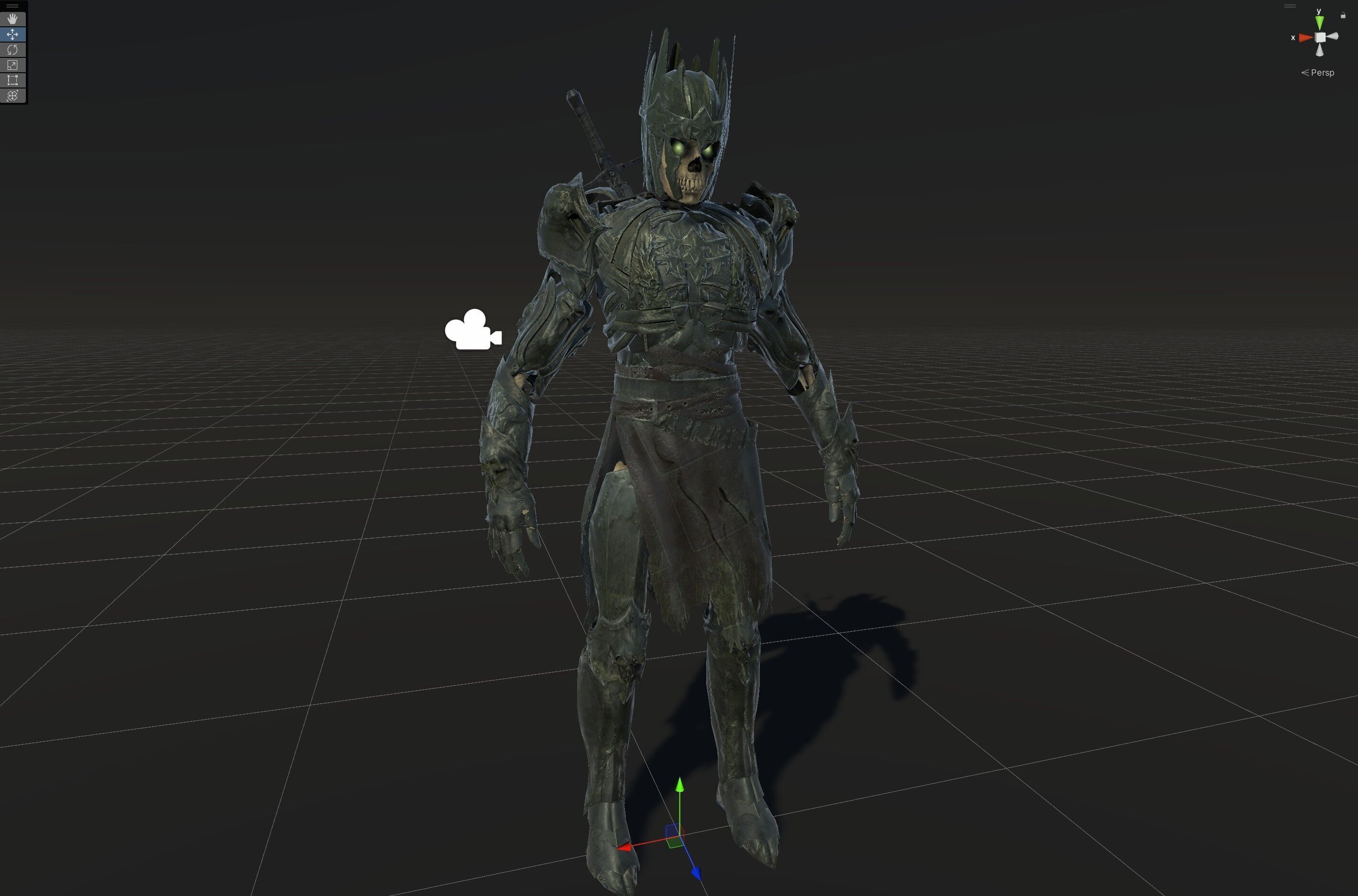 Skeleton8 Low-poly 3D model_36