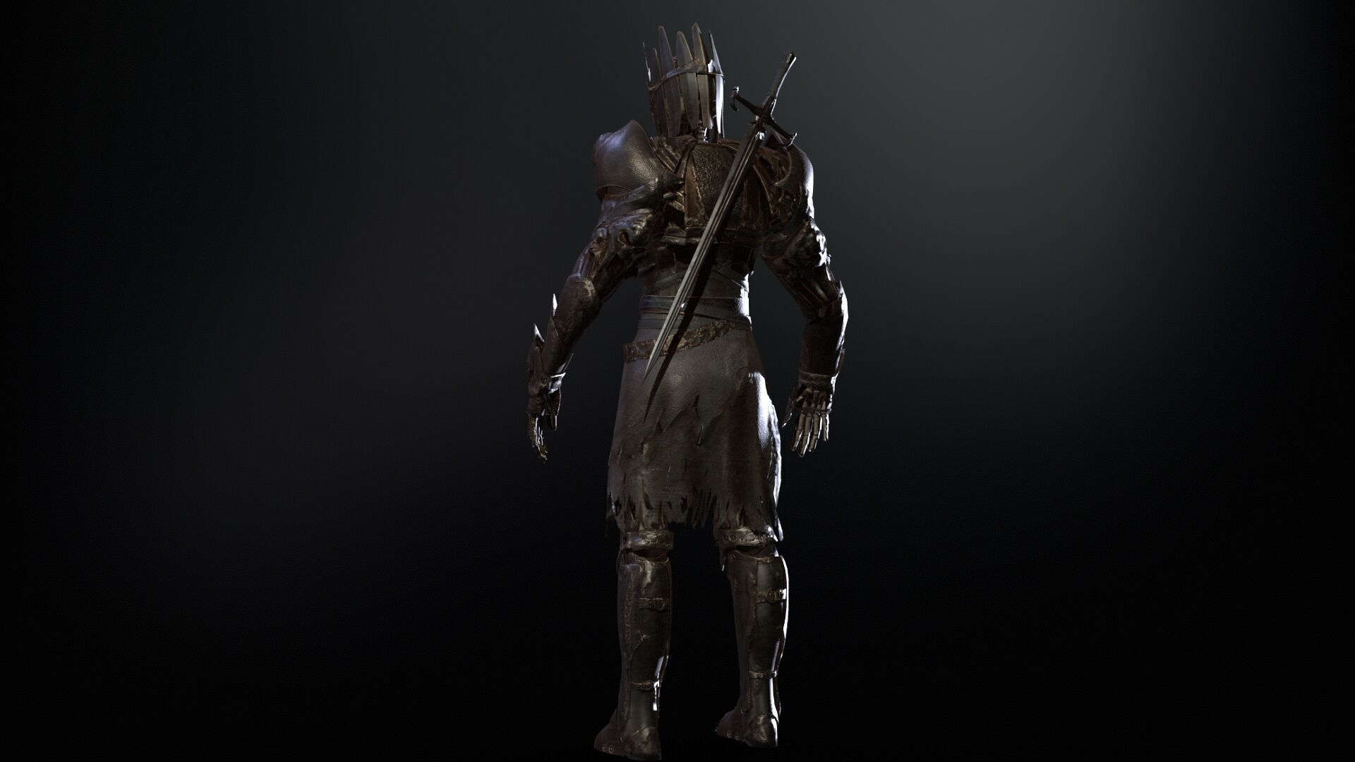 Skeleton8 Low-poly 3D model_26