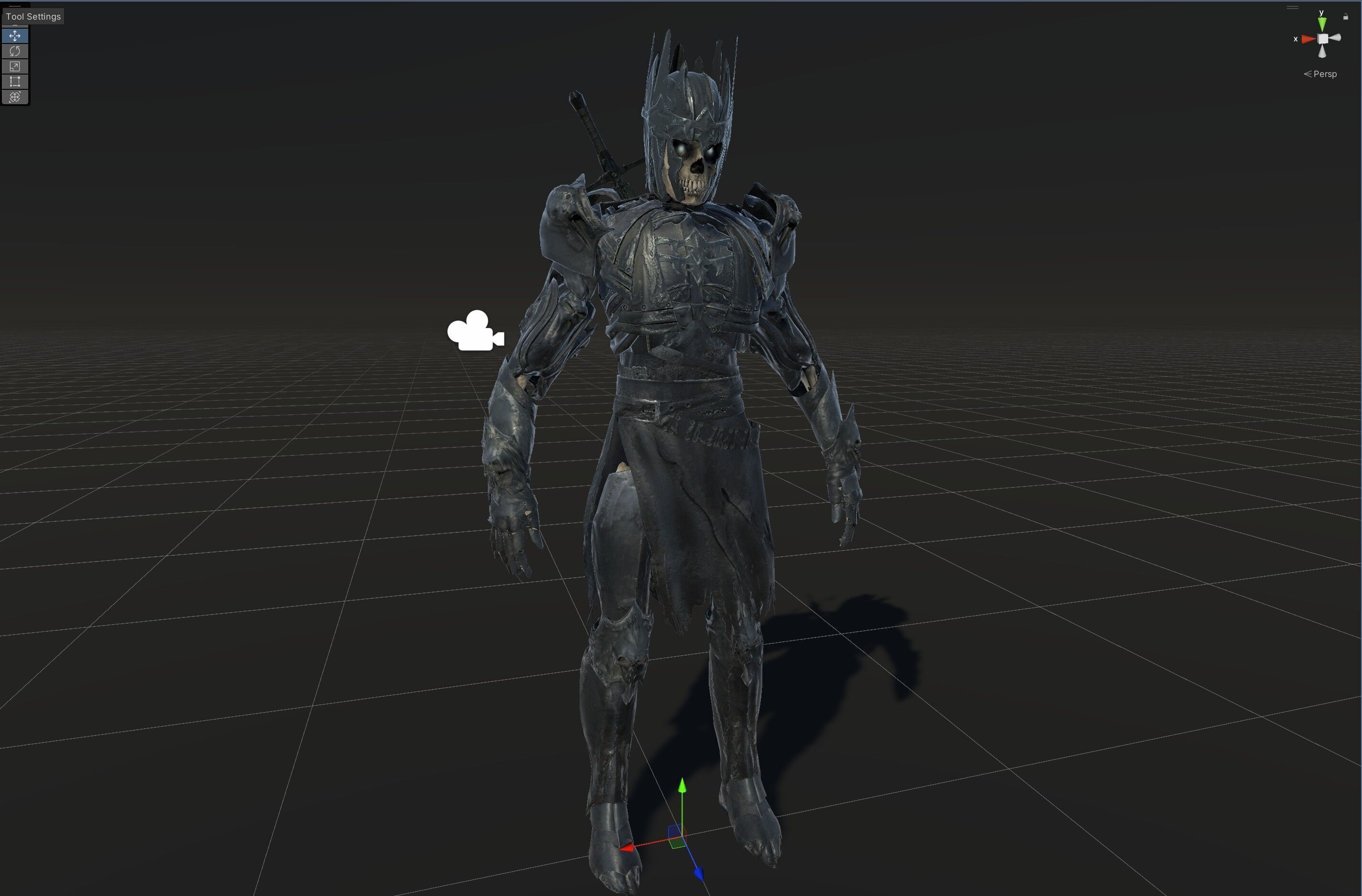 Skeleton8 Low-poly 3D model_37