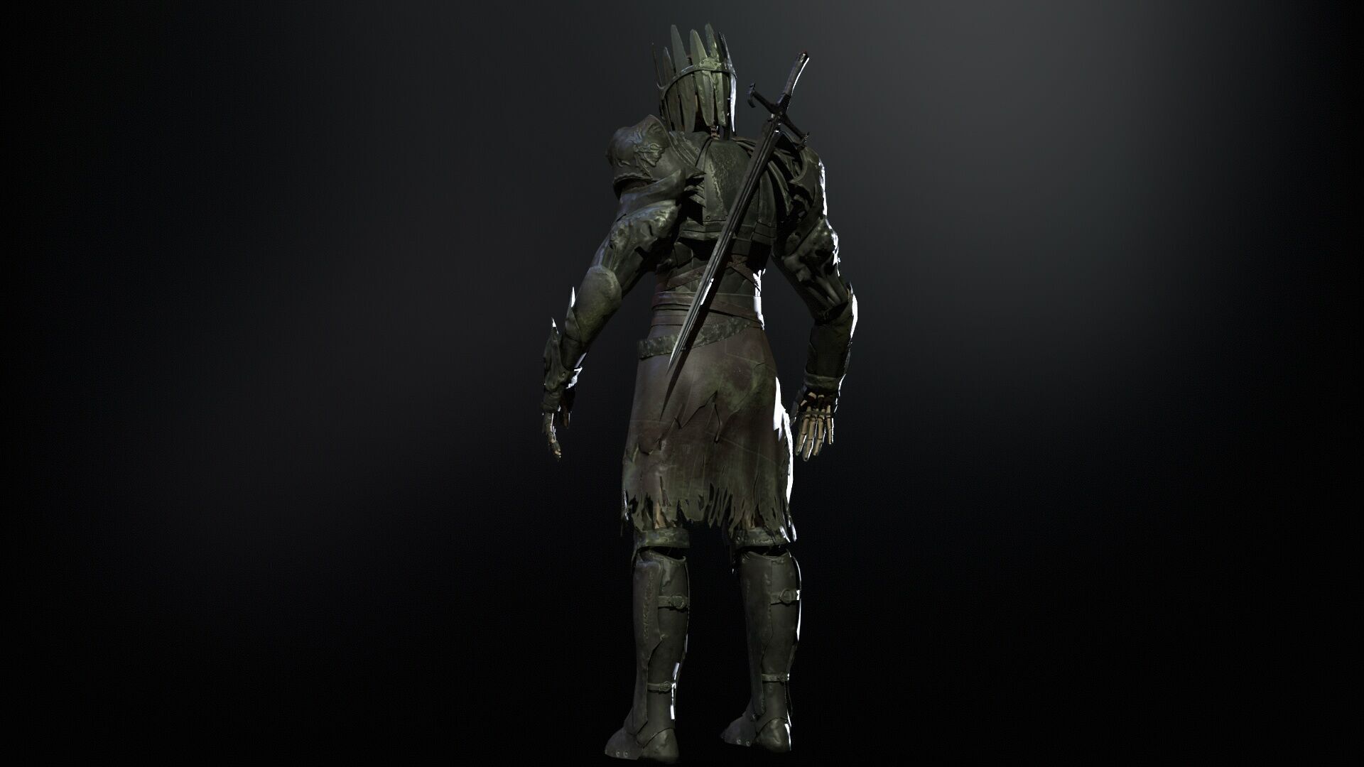 Skeleton8 Low-poly 3D model_23